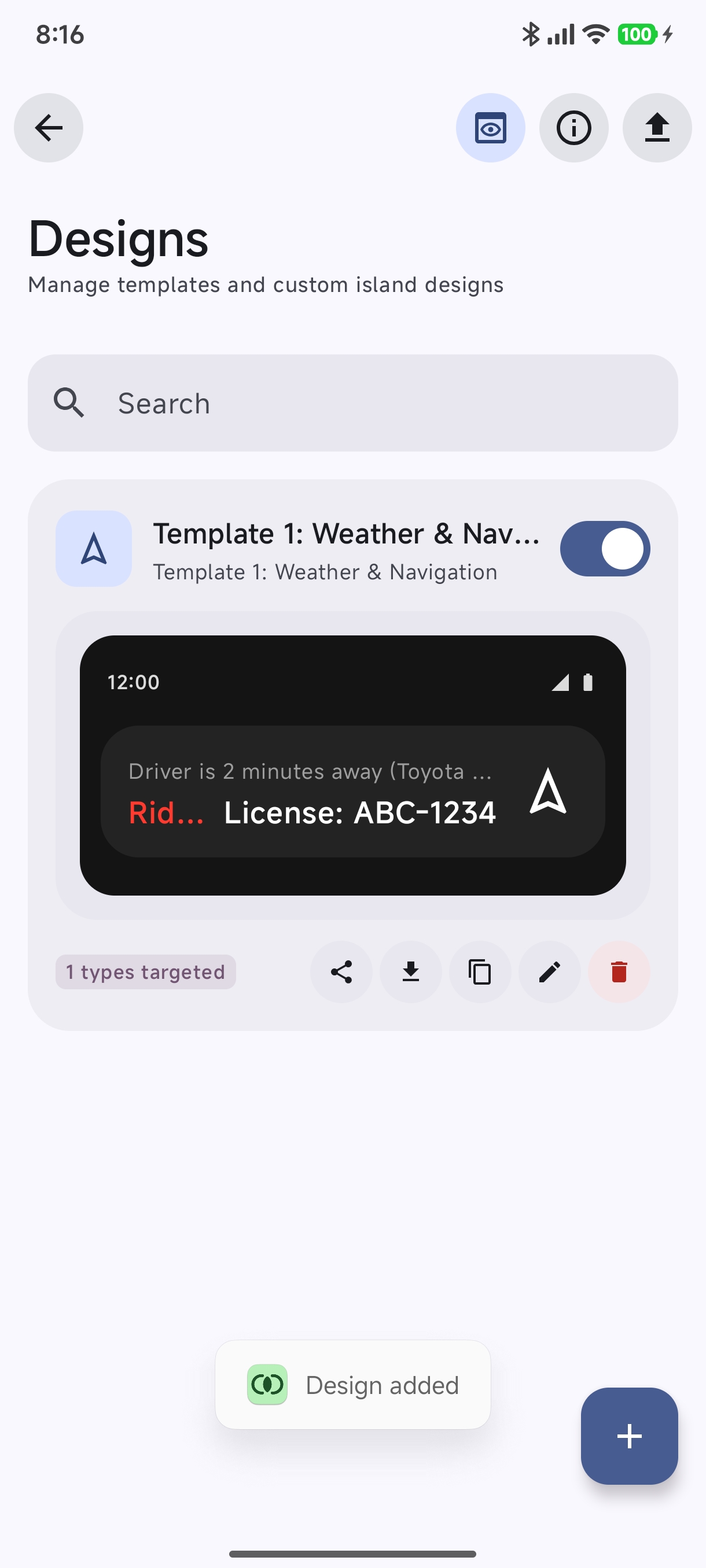 Template Configuration Scope