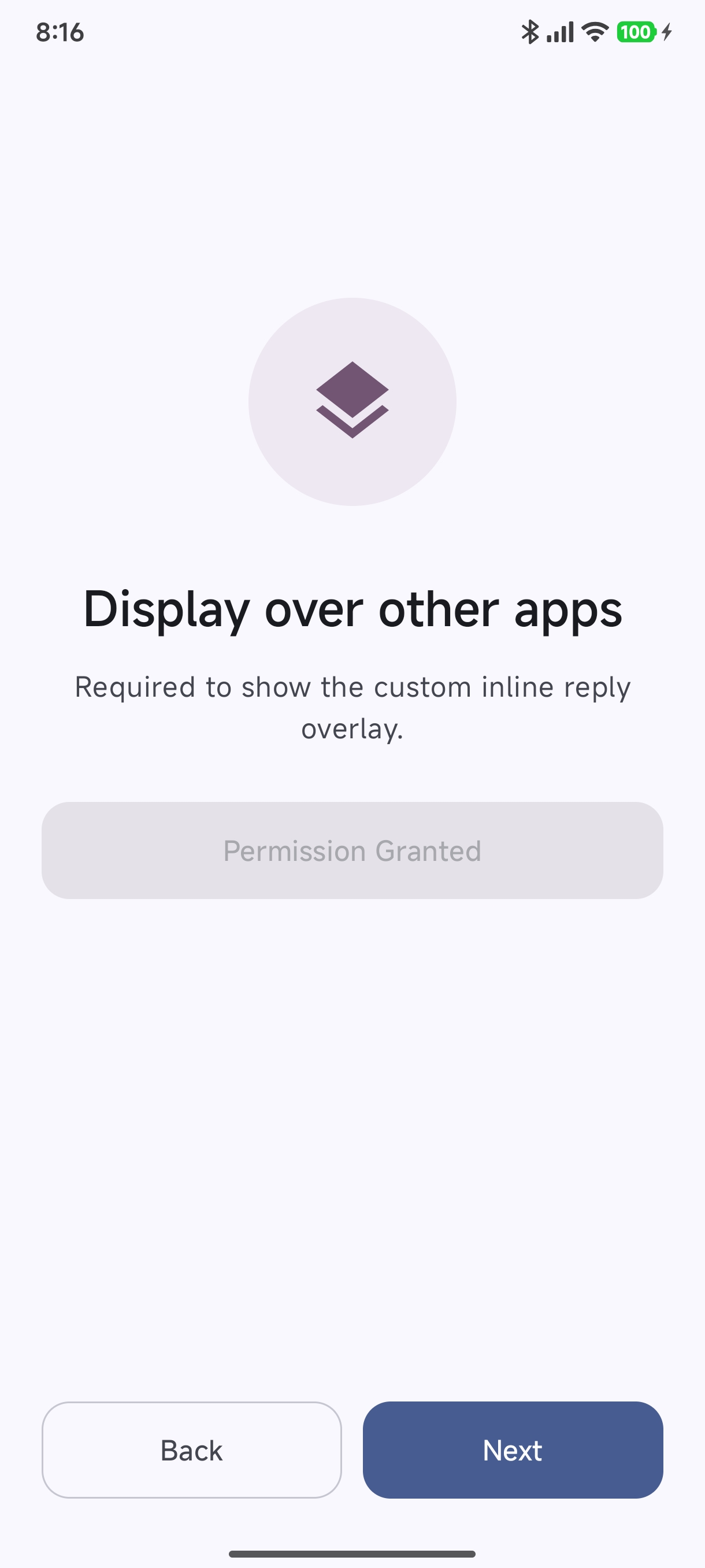 Display Over Other Apps Permission