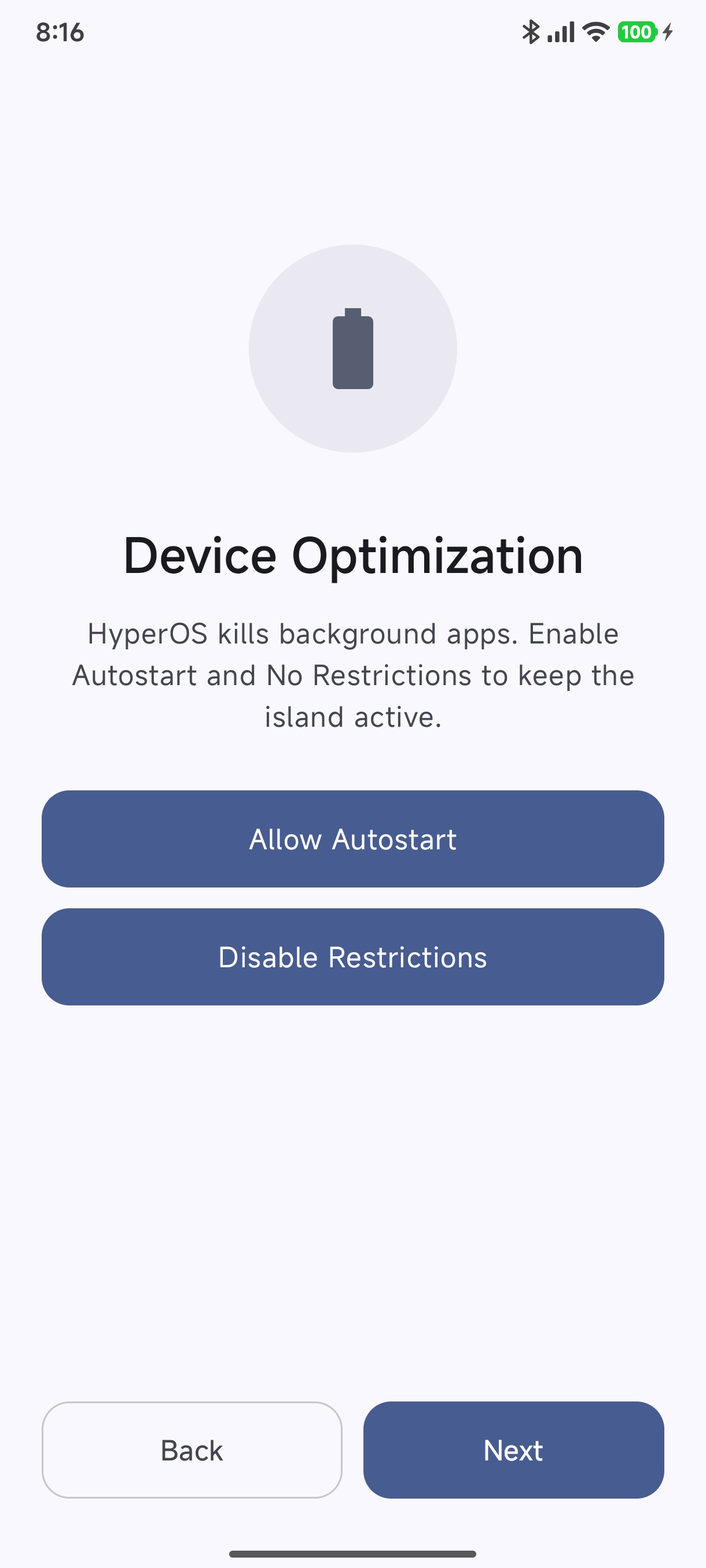 Device Battery and Autostart Optimizations