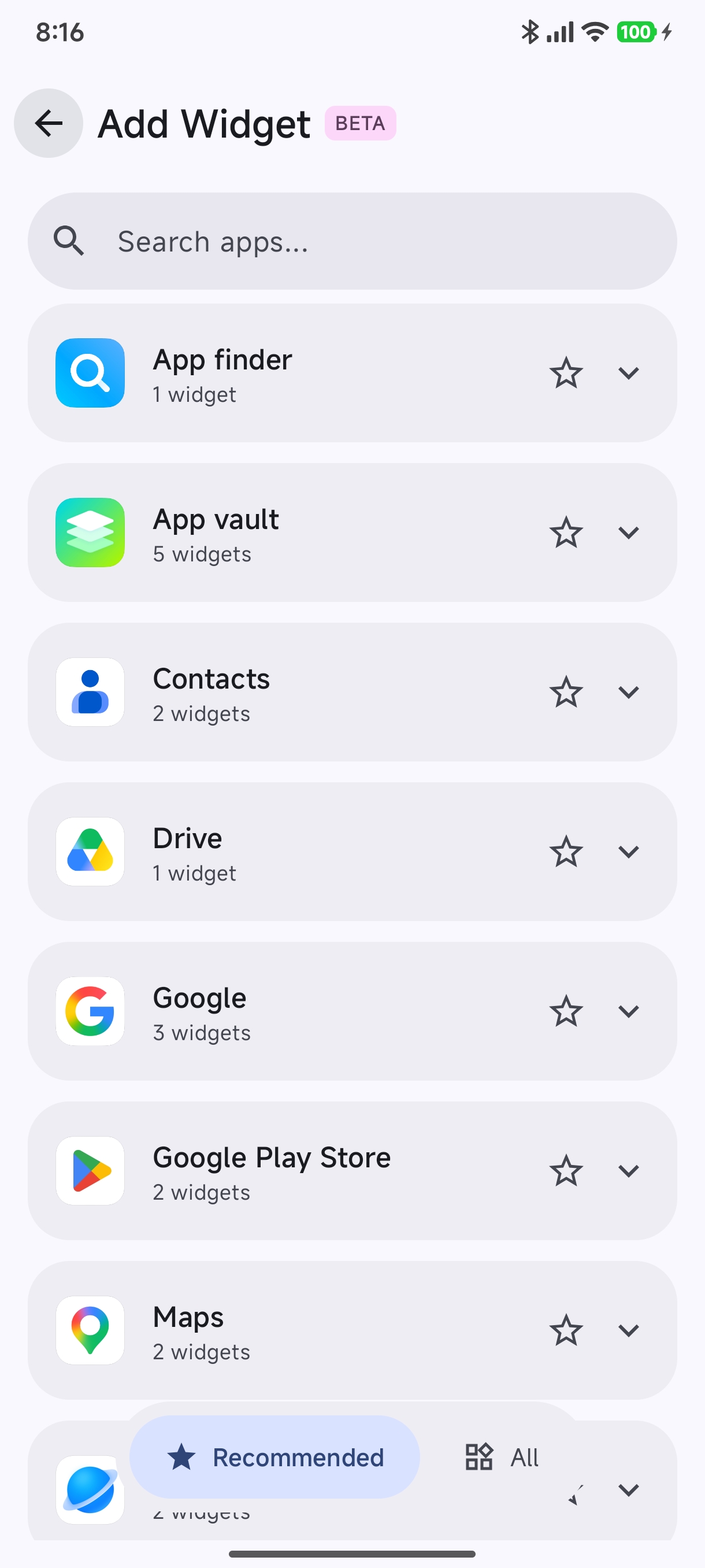 Add Widget App Catalog